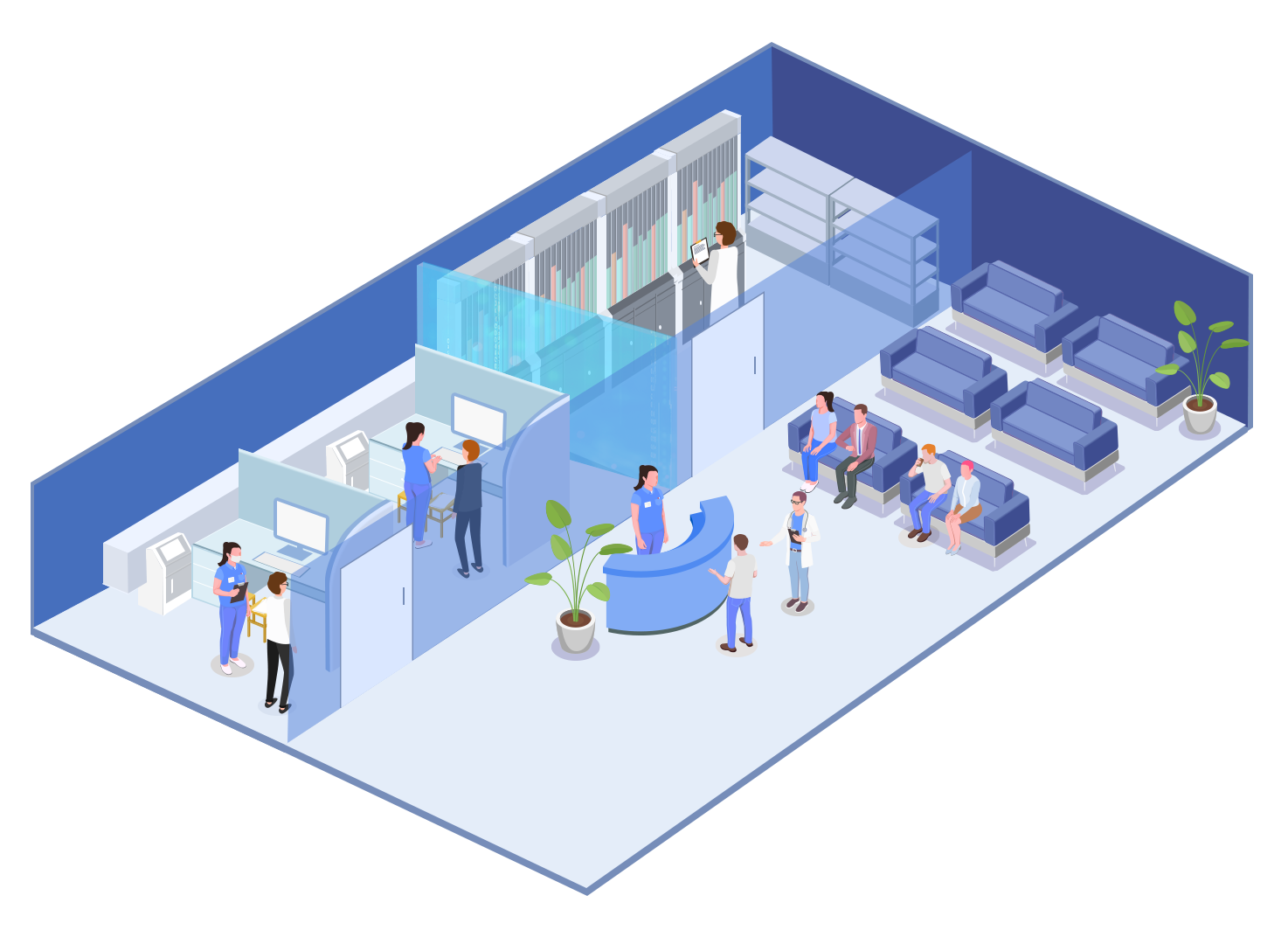 接种门诊场景图